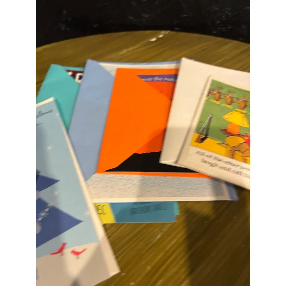 Mixed Greeting Card Lot Hallmark Christmas Birthday Halloween The Far Side Humor